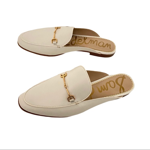 sam edelman linnie mule white